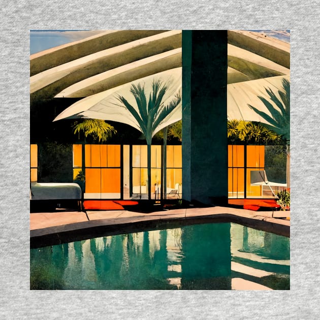 Mid Century Modern Pool by JonHerrera